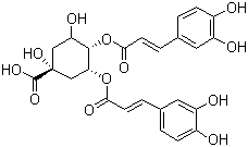 structure of CAS# 57378-72-0, Isochlorogenic acid C;4,5-Dicaffeoylquinic acid