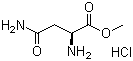 structure of CAS# 57461-34-4, L-Asparagine methyl ester hydrochloride;(S)-Methyl-2,4-diamino-4-oxobutanoate hydrochloride