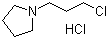 结构式 CAS# 57616-69-0, N-(3-氯丙基)吡咯烷盐酸盐