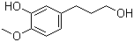 3-Hydroxy-4-methoxybenzenepropanol molecular structure (CAS 57627-75-5)