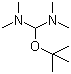 结构式 CAS# 5815-08-7, 1-叔丁氧基-N,N,N',N'-四甲基甲烷二胺