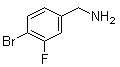structure of CAS# 581812-99-9, 4-Bromo-3-fluorobenzenemethanamine;4-Bromo-3-fluorobenzylamine