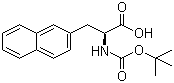 Boc-3-(2-Naphthyl)-L-alanine molecular structure (CAS 58438-04-3)