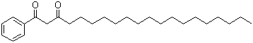 structure of CAS# 58446-52-9, Stearoylbenzoylmethane;Phenylicosane-1,3-dione