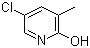 结构式 CAS# 58498-61-6, 5-氯-2-羟基-3-甲基吡啶