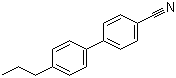 4-Propyl-4'-cyanobiphenyl molecular structure (CAS 58743-76-3)