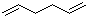 structure of CAS# 592-42-7, 1,5-Hexadiene;Diallyl; NSC 60690; Biallyl