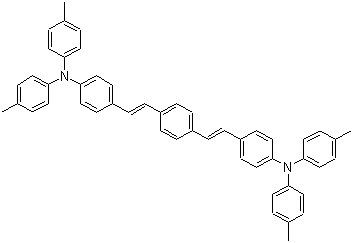1,4-Bis[4-(di-p-tolylamino)styryl]benzene molecular structure (CAS 596103-58-1)