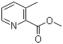 structure of CAS# 59718-84-2, Methyl 3-methylpyridine-2-carboxylate