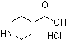 structure of CAS# 5984-56-5, Isonipecotic acid hydrochloride;4-Piperidinecarboxylic acid hydrochloride