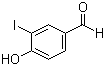 结构式 CAS# 60032-63-5, 3-碘-4-羟基苯甲醛