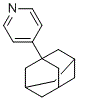 结构式 CAS# 60159-38-8, 4-(1-金刚烷基)吡啶