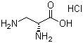 结构式 CAS# 6018-56-0, 3-氨基-D-丙氨酸盐酸盐; D-2,3-二氨基丙酸盐酸盐