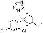 结构式 CAS# 60207-93-4, 乙环唑