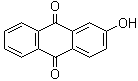 2-Hydroxy-9,10-anthraquinone molecular structure (CAS 605-32-3)