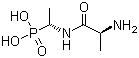 structure of CAS# 60668-24-8, L-Alanyl-L-1-aminoethylphosphonic acid
