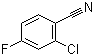 structure of CAS# 60702-69-4, 2-Chloro-4-fluorobenzonitrile