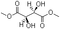 结构式 CAS# 608-68-4, L-(+)-酒石酸二甲酯