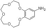 structure of CAS# 60835-71-4, 4'-Aminobenzo-15-crown-5;4'-Aminobenzo-15-crown-5-ether