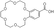 4'-Carboxybenzo-18-crown-6 molecular structure (CAS 60835-75-8)