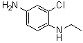 2-氯-N1-乙基-1,4-苯二胺分子结构 (CAS 6085-55-8)