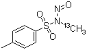 structure of CAS# 60858-95-9, Diazald-N-methyl-13C;N-Methyl-13C-N-nitroso-p-toluenesulfonamide