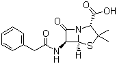 Penicillin G molecular structure (CAS 61-33-6)