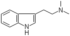 N,N-Dimethyltryptamine molecular structure (CAS 61-50-7)