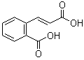 structure of CAS# 612-40-8, 2-Carboxycinnamic acid;NSC 16636; 2-(2-Carboxyethenyl)-benzoic acid
