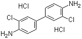 3,3'-Dichlorobenzidine dihydrochloride molecular structure (CAS 612-83-9)