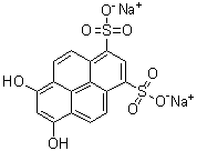 结构式 CAS# 61255-63-8, 6,8-二羟基-1,3-芘二磺酸二钠盐