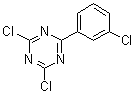 2,4-Dichloro-6-(3-chlorophenyl)-1,3,5-triazine molecular structure (CAS 61452-85-5)