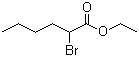 Ethyl 2-bromohexanoate molecular structure (CAS 615-96-3)