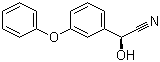 (S)-3-Phenoxybenzaldehyde cyanohydrin molecular structure (CAS 61826-76-4)