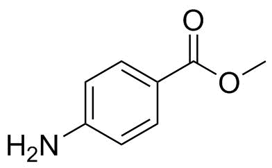 Methyl 4-aminobenzoate molecular structure (CAS 619-45-4)
