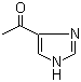 structure of CAS# 61985-25-9, 4-Acetyl-1H-imidazole;4-Acetylimidazole; 4-Methylcarbonylimidazole