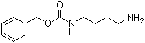structure of CAS# 62146-62-7, N-(Benzyloxycarbonyl)-1,4-butanediamine;(4-Aminobutyl)carbamic acid phenylmethyl ester