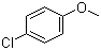 4-氯苯甲醚分子结构 (CAS 623-12-1)