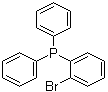 structure of CAS# 62336-24-7, 2-(Diphenylphosphino)bromobenzene;2-(Diphenylphosphino)phenyl bromide