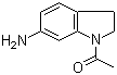 1-乙酰基-6-氨基吲哚啉分子结构 (CAS 62368-29-0)