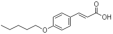 (E)-4-Pentyloxycinnamic acid molecular structure (CAS 62718-63-2)