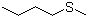 structure of CAS# 628-29-5, n-Butyl methyl sulphide