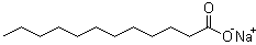 structure of CAS# 629-25-4, Sodium laurate;Sodium dodecanoate