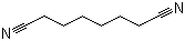 structure of CAS# 629-40-3, 1,6-Dicyanohexane;1,8-Octanedinitrile; Suberonitrile