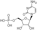 Cytidylic acid molecular structure (CAS 63-37-6)