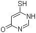 6-Mercapto-4(1H)-pyrimidinone molecular structure (CAS 6311-83-7)
