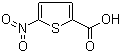 结构式 CAS# 6317-37-9, 5-硝基噻吩-2-甲酸