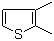 structure of CAS# 632-16-6, 2,3-Dimethylthiophene