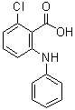 2-Chloro-6-(phenylamino)benzoic acid molecular structure (CAS 6321-49-9)