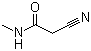 structure of CAS# 6330-25-2, 2-Cyano-N-methylacetamide